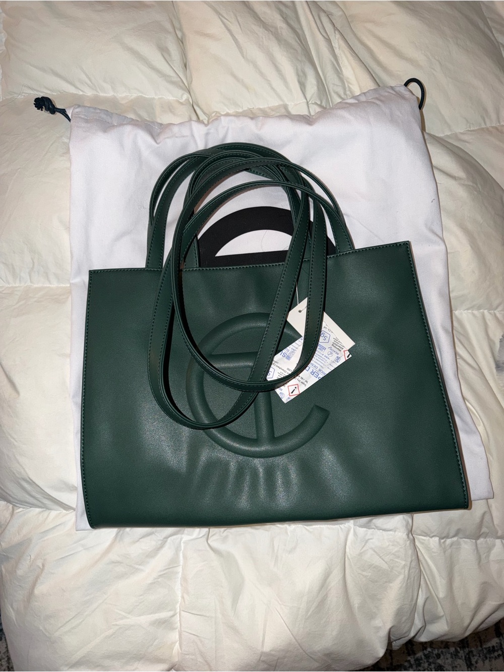 Telfar Medium Dark Olive Shopping Bag